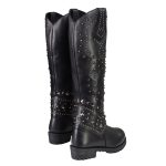 Milwaukee Leather MBL9371 Women’s Black 18-Inch Leather Studded and Riveted Western Style Motorcycle Boots - Image 10