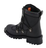 Milwaukee Leather MBL9375 Women’s Premium Black Leather Diamond 6-Inch Twin Zipper Lock Motorccycle Riding Boots - Image 5
