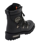 Milwaukee Leather MBL9375 Women’s Premium Black Leather Diamond 6-Inch Twin Zipper Lock Motorccycle Riding Boots - Image 7