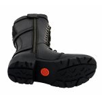 Milwaukee Leather MBL9380 Women’s Black ‘Jane’ 15-inch Leather Combat Style Harness Motorcycle Boots - Image 2