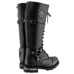Milwaukee Leather MBL9390 Women’s Black 16-inch Lace-Up Front Cap Toe Motorcycle Riding Leather Boots - Image 8