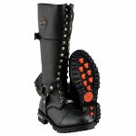 Milwaukee Leather MBL9390 Women’s Black 16-inch Lace-Up Front Cap Toe Motorcycle Riding Leather Boots - Image 2