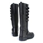 Milwaukee Leather MBL9395 Women’s Black Leather 17-Inch Side Strap Riding Motorcycle Boots with Side Zipper - Image 8