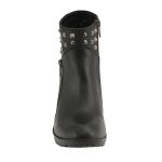 Milwaukee Leather MBL9402 Women’s Black Spiked Side Zipper Fashion Boots with Platform Heel - Image 4