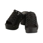 Milwaukee Leather MBL9410 Women’s Black Open Toe Fashion Casual Platform Wedges with Studs - Image 9