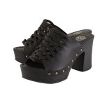 Milwaukee Leather MBL9410 Women’s Black Open Toe Fashion Casual Platform Wedges with Studs - Image 8
