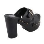 Milwaukee Leather MBL9412 Women’s Open Toe Fashion Casual Clogs with Buckle Cross Strap - Image 9