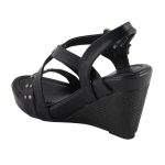 Milwaukee Leather MBL9413 Women’s Black Triple Strap Studded Fashion Casual Wedge Sandal - Image 7