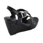 Milwaukee Leather MBL9413 Women’s Black Triple Strap Studded Fashion Casual Wedge Sandal - Image 8