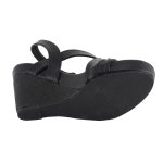 Milwaukee Leather MBL9413 Women’s Black Triple Strap Studded Fashion Casual Wedge Sandal - Image 3