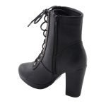 Milwaukee Leather MBL9418 Women’s Black Lace-Up Fashion Boots with Studded Accents and Platform Heel - Image 6