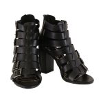 Milwaukee Leather MBL9420 Women’s Black Fashion Casual Sandal with  Straps and Block Heel - Image 11