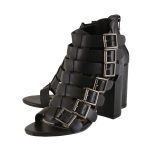 Milwaukee Leather MBL9420 Women’s Black Fashion Casual Sandal with  Straps and Block Heel - Image 9