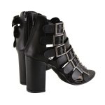 Milwaukee Leather MBL9420 Women’s Black Fashion Casual Sandal with  Straps and Block Heel - Image 6