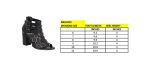 Milwaukee Leather MBL9420 Women’s Black Fashion Casual Sandal with  Straps and Block Heel - Image 3