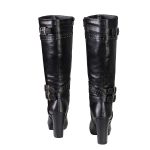 Milwaukee Leather MBL9422 Women’s Tall Black Studded Strap Fashion Casual Boots with Platform Heel - Image 6