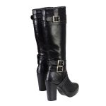 Milwaukee Leather MBL9422 Women’s Tall Black Studded Strap Fashion Casual Boots with Platform Heel - Image 9