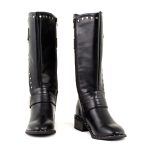 Milwaukee Leather MBL9423 Women’s Black Studded Fashion Casual Boots with Studded Outsole - Image 2