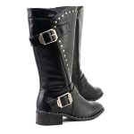 Milwaukee Leather MBL9423 Women’s Black Studded Fashion Casual Boots with Studded Outsole - Image 8