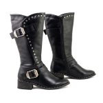 Milwaukee Leather MBL9423 Women’s Black Studded Fashion Casual Boots with Studded Outsole - Image 9