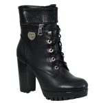 Milwaukee Leather MBL9425 Women’s Black Lace-Up Fashion Boots with Double Height Option - Image 11