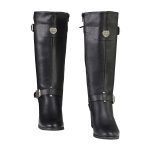 Milwaukee Leather MBL9427 Women’s Black Tall Fashion Casual Boots with Back End Lacing - Image 4
