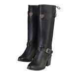 Milwaukee Leather MBL9427 Women’s Black Tall Fashion Casual Boots with Back End Lacing - Image 5