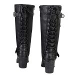 Milwaukee Leather MBL9427 Women’s Black Tall Fashion Casual Boots with Back End Lacing - Image 8