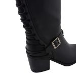 Milwaukee Leather MBL9427 Women’s Black Tall Fashion Casual Boots with Back End Lacing - Image 12