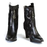 Milwaukee Leather MBL9429 Women’s Black Western Style Fashion Casual Boots with Studded Bling - Image 2