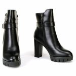Milwaukee Leather MBL9430 Women’s Black Fashion Casual Boots with Side Zipper Entry - Image 4