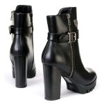 Milwaukee Leather MBL9430 Women’s Black Fashion Casual Boots with Side Zipper Entry - Image 9