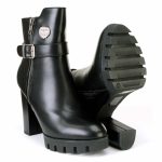 Milwaukee Leather MBL9430 Women’s Black Fashion Casual Boots with Side Zipper Entry - Image 2
