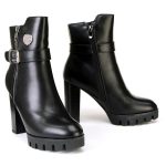 Milwaukee Leather MBL9430 Women’s Black Fashion Casual Boots with Side Zipper Entry