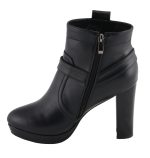 Milwaukee Leather MBL9432 Women’s Black Harness Ankle Fashion Boots with Block Heel - Image 7