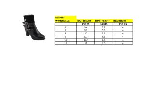 Milwaukee Leather MBL9433 Women’s Black Triple Buckle Strap Fashion Riding Boots with Block Heel - Image 3