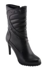 Milwaukee Leather MBL9434 Women’s Black High Heel Fashion Casual Boots with Zipper Accents - Image 10