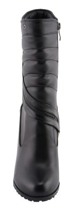 Milwaukee Leather MBL9434 Women’s Black High Heel Fashion Casual Boots with Zipper Accents - Image 9