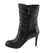 Milwaukee Leather MBL9434 Women’s Black High Heel Fashion Casual Boots with Zipper Accents - Image 7