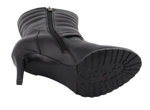 Milwaukee Leather MBL9434 Women’s Black High Heel Fashion Casual Boots with Zipper Accents - Image 2