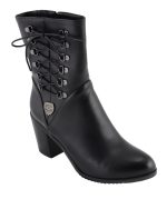 Milwaukee Leather MBL9436 Women’s Black Lace-Side Fashion Riding Boots - Image 9