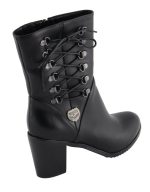 Milwaukee Leather MBL9436 Women’s Black Lace-Side Fashion Riding Boots - Image 2