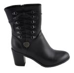 Milwaukee Leather MBL9436 Women’s Black Lace-Side Fashion Riding Boots - Image 10