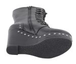 Milwaukee Leather MBL9438 Women’s Black Tall Lace-Up Fashion Casual Boots with Platform Wedge - Image 10
