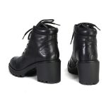 Milwaukee Leather Women’s Devine Black Leather Lace to Toe Boots with Platform Heel MBL9439 - Image 6