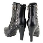 Milwaukee Leather MBL9440 Women’s Black Spiked Fashion Boots w/ Side Zippers - Image 7