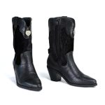 Milwaukee Leather Women’s Black Western Style Fashion Boots with Black Snake Print MBL9441 - Image 11