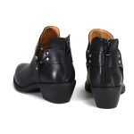 Milwaukee Leather MBL9443 Women’s Sleek Black Classic Harness Ring Fashion Shoes - Image 6