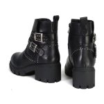 Milwaukee Leather Women’s Siren Premium Black Studded Fashion Boots w/ Side Zippers MBL9446 - Image 6