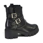 Milwaukee Leather Women’s Siren Premium Black Studded Fashion Boots w/ Side Zippers MBL9446 - Image 7